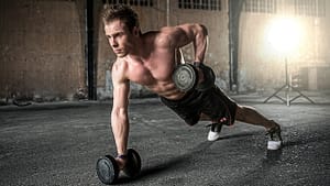 man working out 