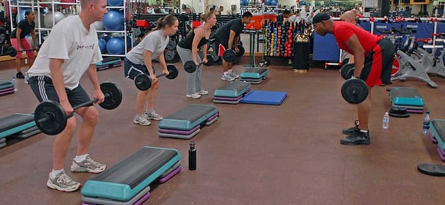 people in gym